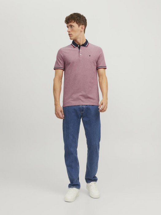 Jack Jones Tricou Polo Lila Slim Barbati [5]