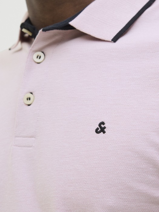 Jack Jones Tricou Polo Roz Deschis Slim Barbati [6]