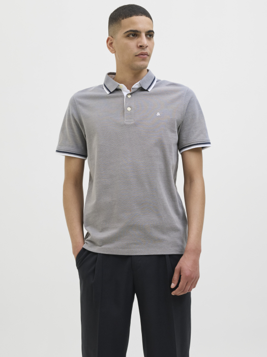 Jack Jones Tricou Polo Gri Deschis  Barbati [1]