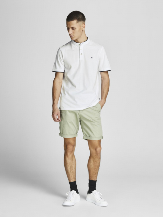 Jack Jones Tricou Polo Alb Slim Barbati [4]