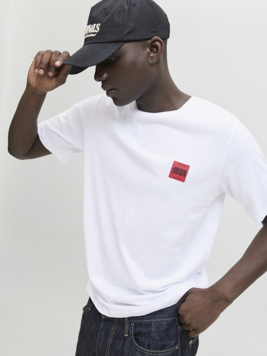 JACK&JONES Мужская Футболка Белая  [6]