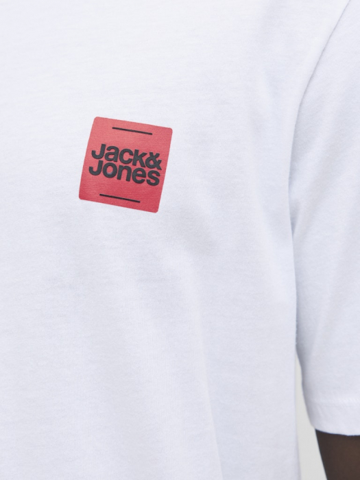 JACK&JONES Мужская Футболка Белая  [5]