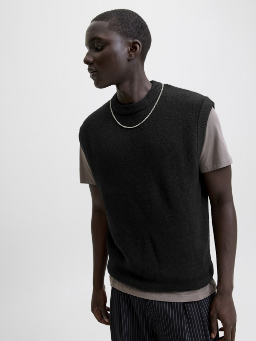 JACK&JONES Мужской Жилет Чёрный  [4]