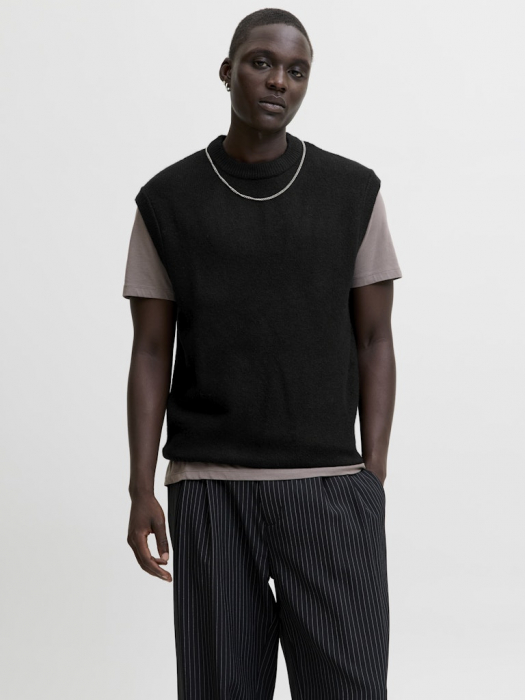 JACK&JONES Мужской Жилет Чёрный  [1]