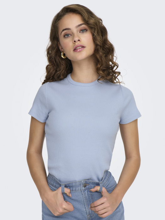 Jdy Tricou Albastru Deschis Regular Femei [2]