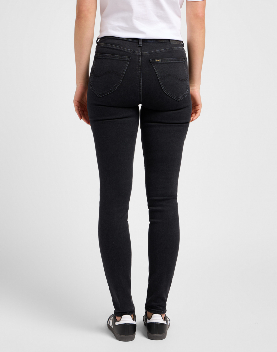 Lee Женские Джинсы Black Avery High Waist Skinny [2]