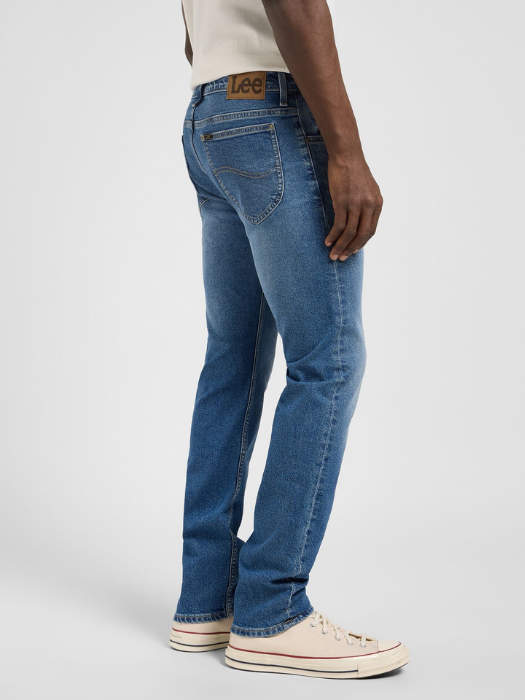 Lee Мужские Джинсы Синие RIDER Slim Straight [3]