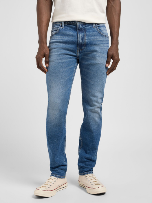 Lee Мужские Джинсы Синие RIDER Slim Straight [2]