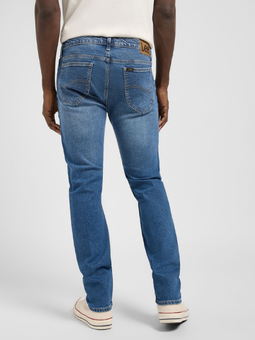 Lee Мужские Джинсы Синие RIDER Slim Straight [4]