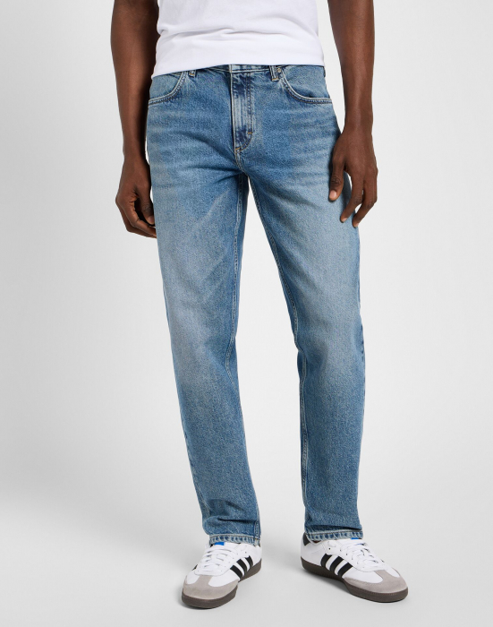 Lee Мужские Джинсы Синие Relaxed Tapered [1]