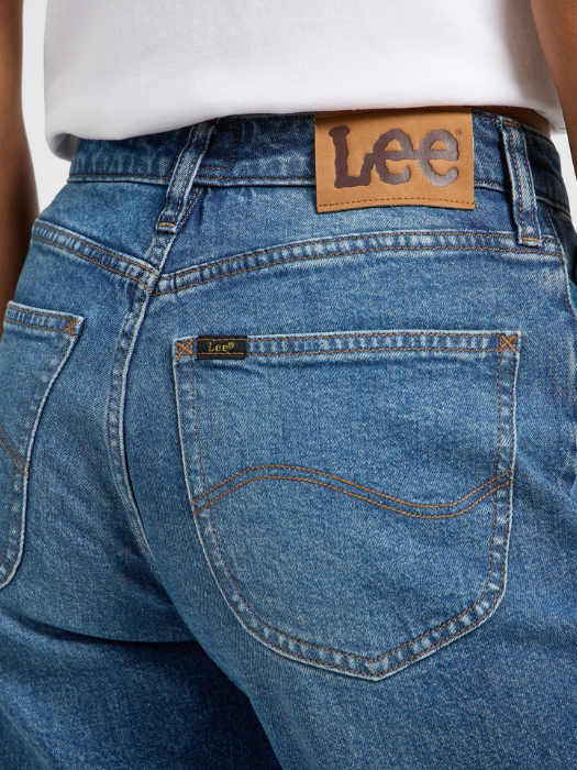 Lee Женские Джинсы Синие CAROL Regular Straight [4]