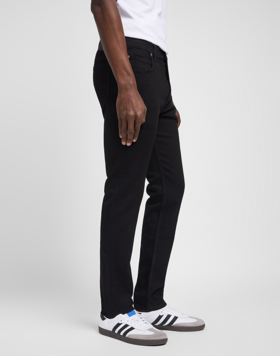 Lee Мужские Джинсы Чёрные RIDER Slim Straight [4]