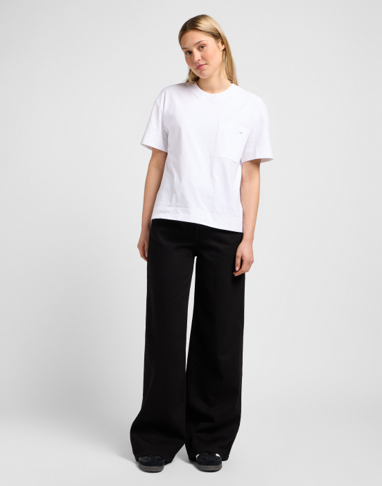 Lee Женские Джинсы Чёрные STELLA A LINE High Waist Wide Leg [3]
