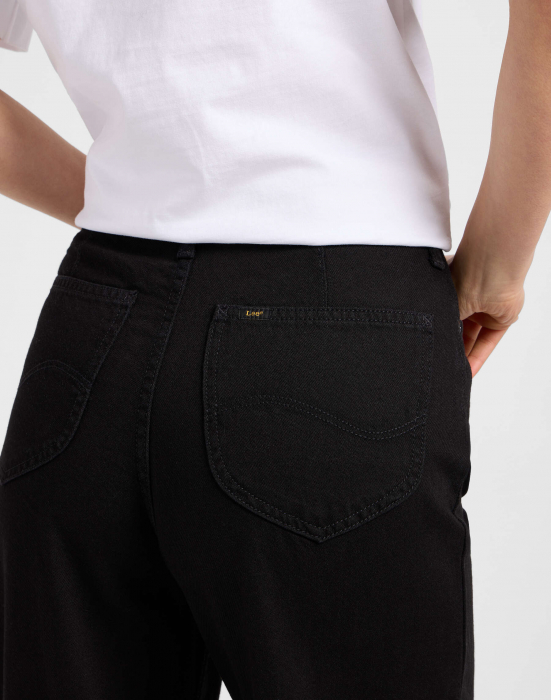 Lee Женские Джинсы Чёрные STELLA A LINE High Waist Wide Leg [5]