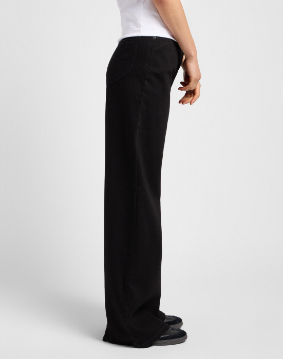 Lee Женские Джинсы Чёрные STELLA A LINE High Waist Wide Leg [4]