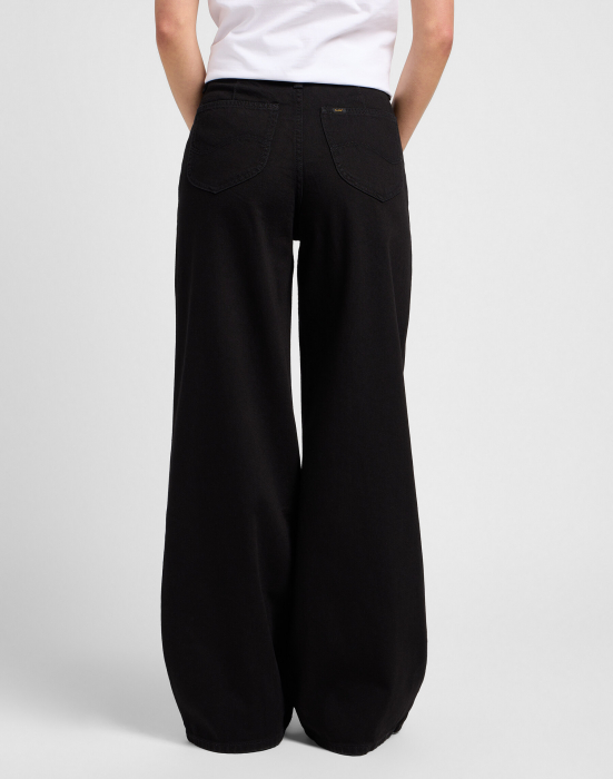 Lee Женские Джинсы Чёрные STELLA A LINE High Waist Wide Leg [2]