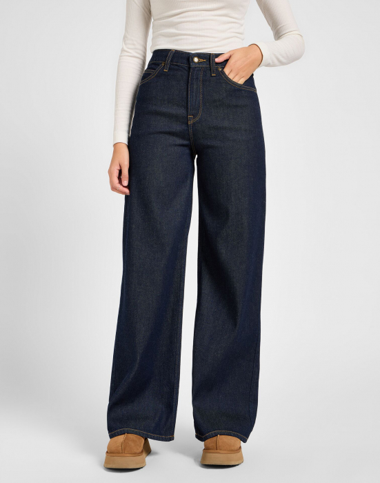 Lee Blugi Indigo STELLA A LINE High Waist Wide Leg Femei [1]