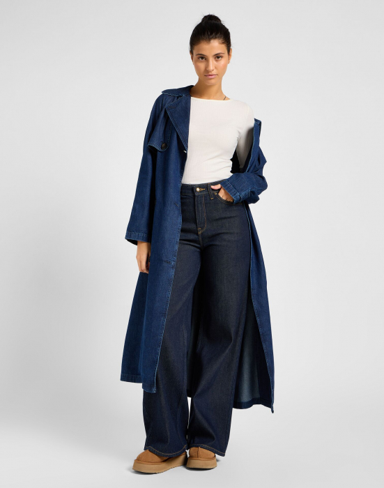 Lee Blugi Indigo STELLA A LINE High Waist Wide Leg Femei [3]