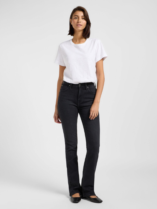 Lee Женские Джинсы Тёмные Серые BREESE BOOT Skinny Bootcut [1]