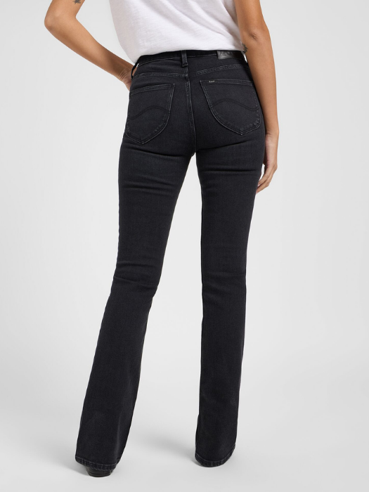 Lee Женские Джинсы Тёмные Серые BREESE BOOT Skinny Bootcut [4]