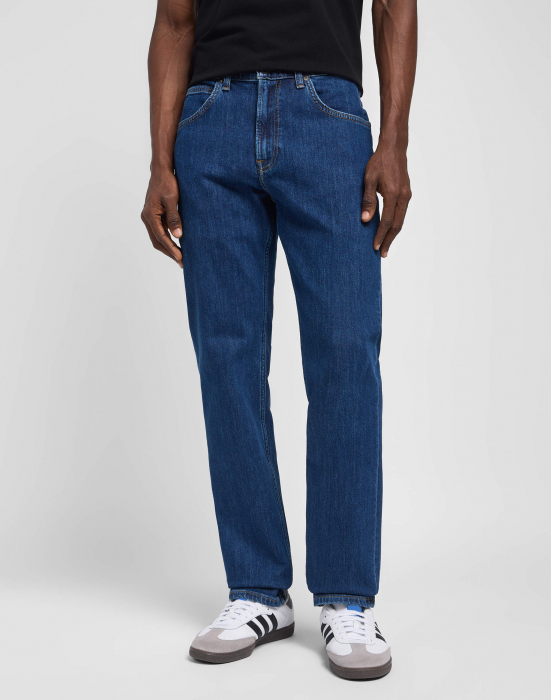Lee Blugi Classic Straight Dark Stonewash Barbati [1]