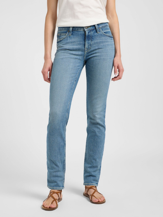 Lee Женские Джинсы Светло-Синие ELLY Slim Straight [1]
