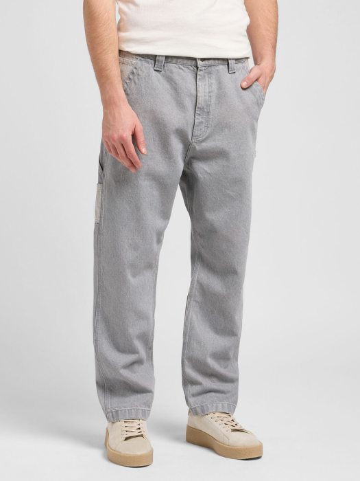 Lee Blugi Gemini Grey Carpenter Relaxed Straight Barbati [2]