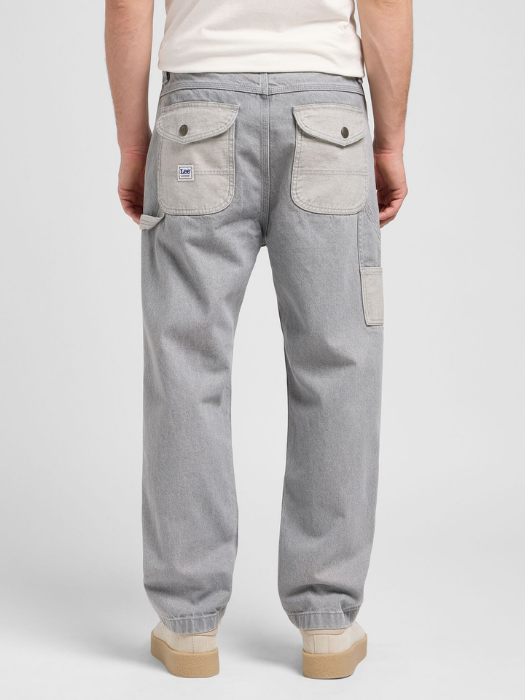 Lee Blugi Gemini Grey Carpenter Relaxed Straight Barbati [5]