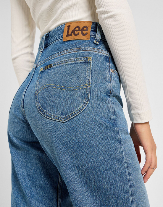 Lee Женские Джинсы Синие RIDER LOOSE Loose Straight [4]