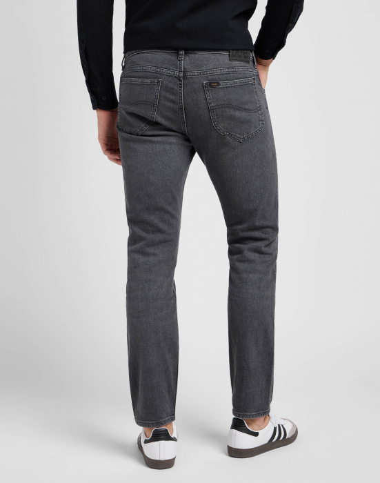 Lee Мужские Джинсы Чёрные Slim Straight [2]