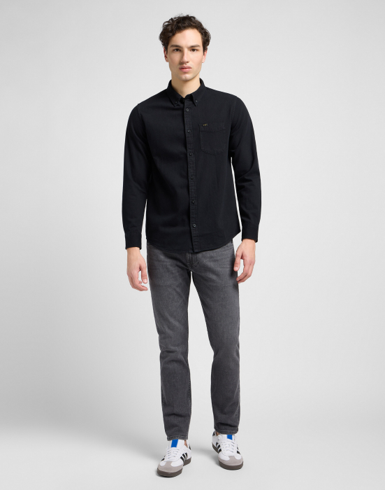 Lee Blugi Slim Straight Negri Barbati [3]