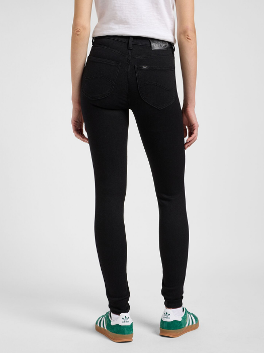 Lee Blugi Negri SCARLETT HIGH High Waist Skinny Femei [4]