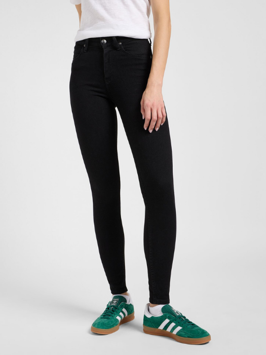 Lee Blugi Negri SCARLETT HIGH High Waist Skinny Femei [2]