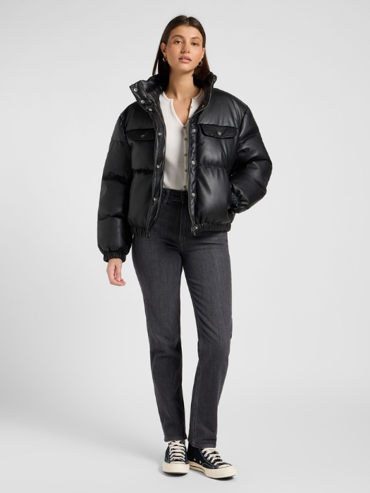 Lee Женские Джинсы Тёмные Серые CAROL Regular Straight [5]