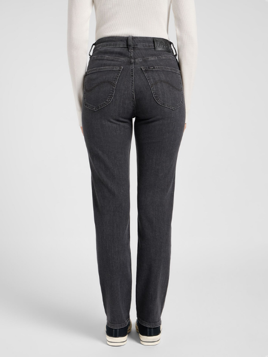 Lee Женские Джинсы Тёмные Серые CAROL Regular Straight [3]