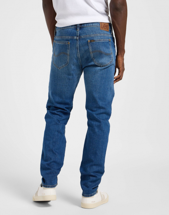 Lee Мужские Джинсы Темно-Коричневые RIDER Slim Straight [2]