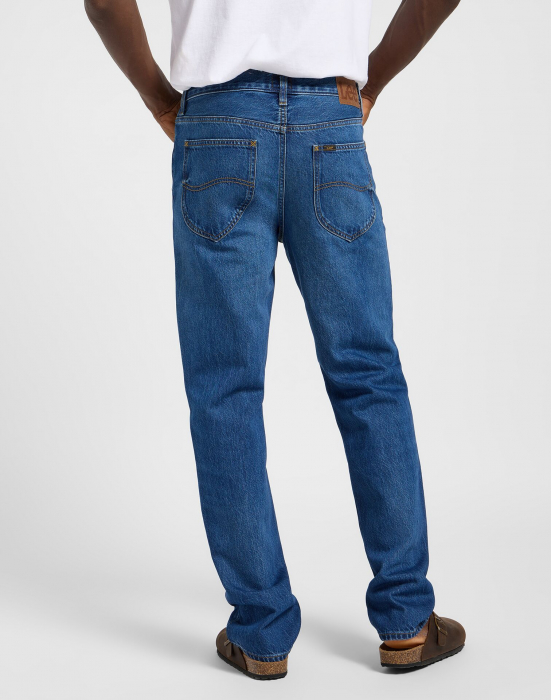 Lee Blugi Albastri WEST Regular Straight Barbati [2]