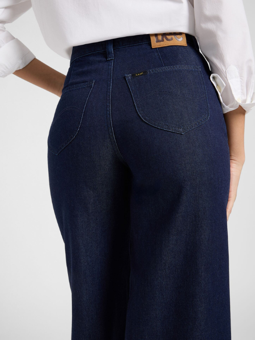 Lee Женские Джинсы Regal Blue Stella High Waist Wide Leg [5]