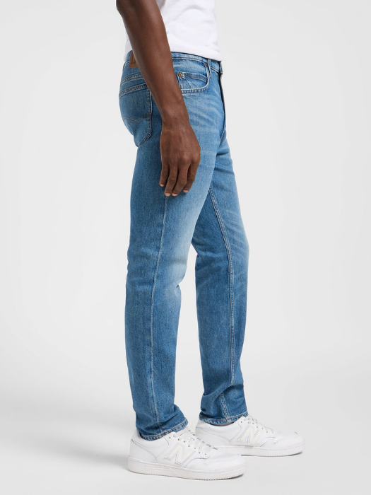 Lee Мужские Джинсы Синие RIDER Slim Straight [3]
