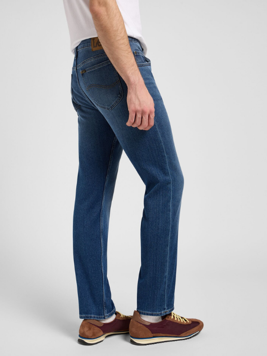 Lee Blugi Albastri RIDER Slim Straight Barbati [3]