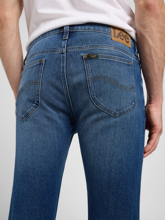 Lee Blugi Albastri RIDER Slim Straight Barbati [5]