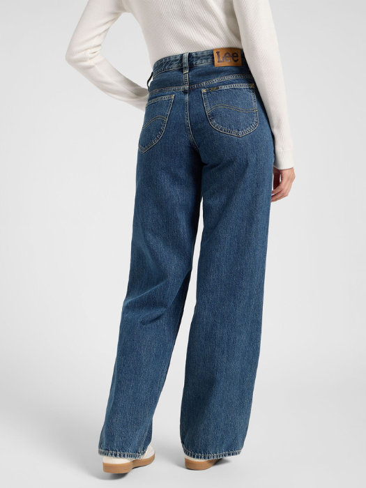Lee Blugi Albastri RIDER LOOSE Loose Straight Femei [3]