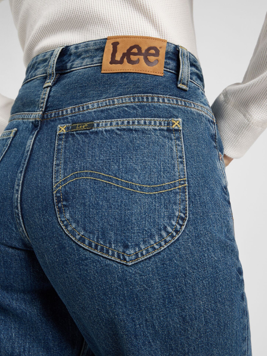 Lee Blugi Albastri RIDER LOOSE Loose Straight Femei [5]