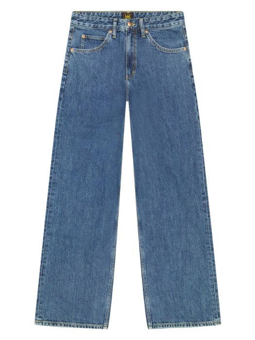 Lee Blugi Albastri RIDER LOOSE Loose Straight Femei [6]