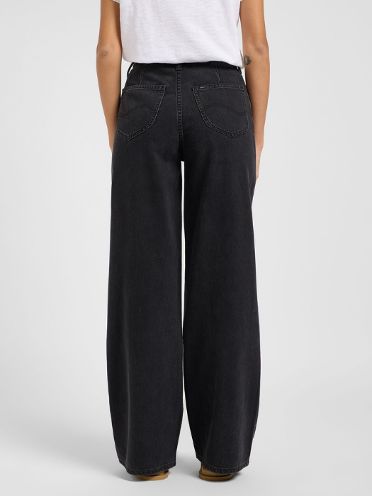 Lee Женские Джинсы Чёрные STELLA A LINE High Waist Wide Leg [2]