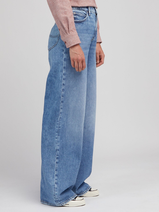 Lee Женские Джинсы Светло-Синие STELLA A LINE High Waist Wide Leg [2]