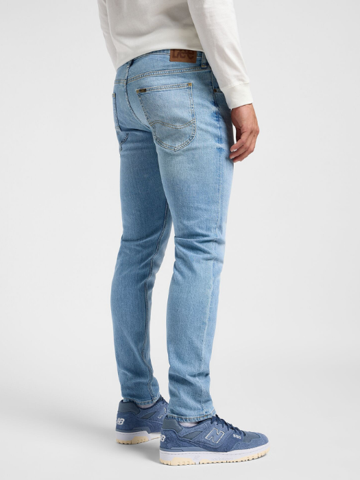 Lee Blugi Albastri Deschisi LUKE Slim Tapered Barbati [3]