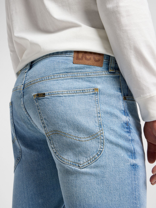 Lee Blugi Albastri Deschisi LUKE Slim Tapered Barbati [4]
