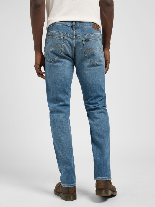 Lee Мужские Джинсы Светло-Синие RIDER Slim Straight [3]