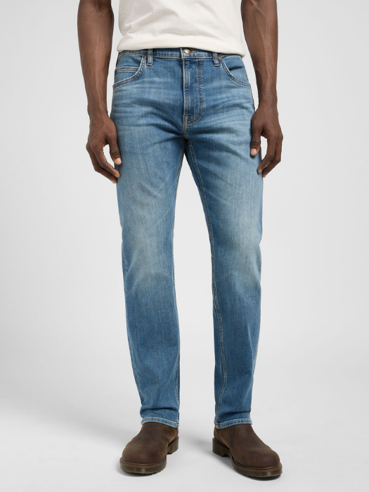 Lee Мужские Джинсы Светло-Синие RIDER Slim Straight [2]